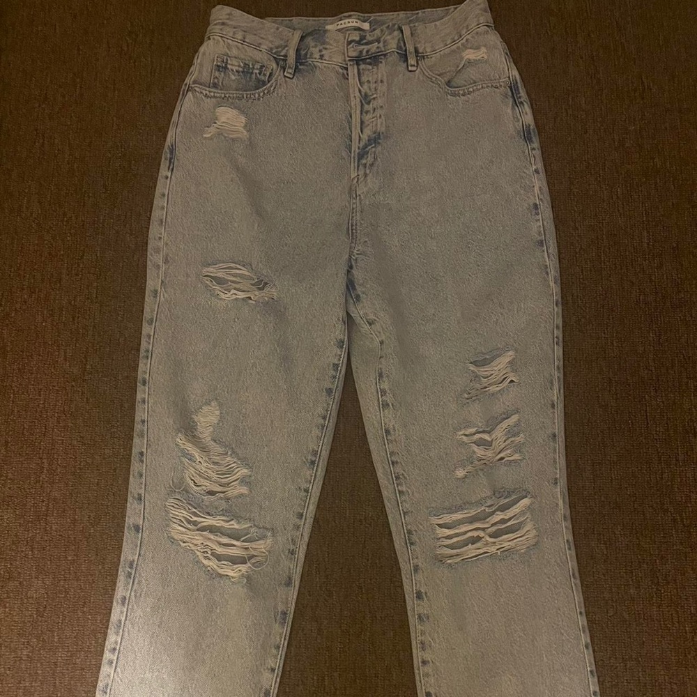 PACSUN HIGH RISE STRAIGHT JEANS🩵